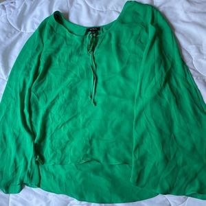 XOXO bell sleeve blouse top with slit sleeves